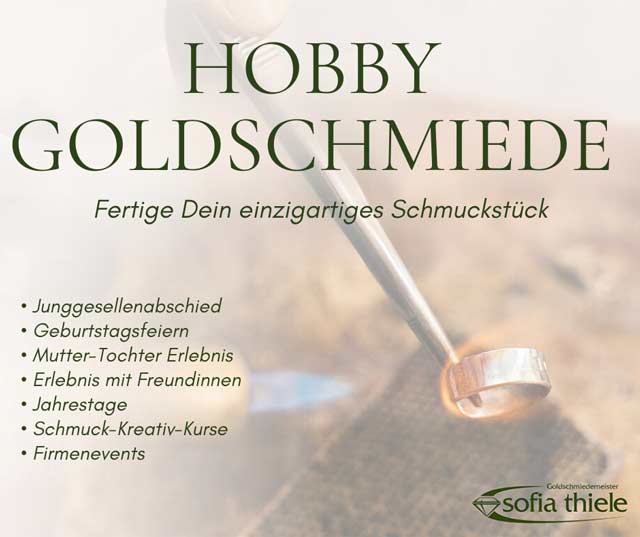 Hobbygoldschmiede – Der Kreativ-Kurs, 1, Eheringe, Trauringe selber schmieden, Sachsen, hobby goldschmiede, Eheringe, Trauringe selber schmieden, Sachsen, 1