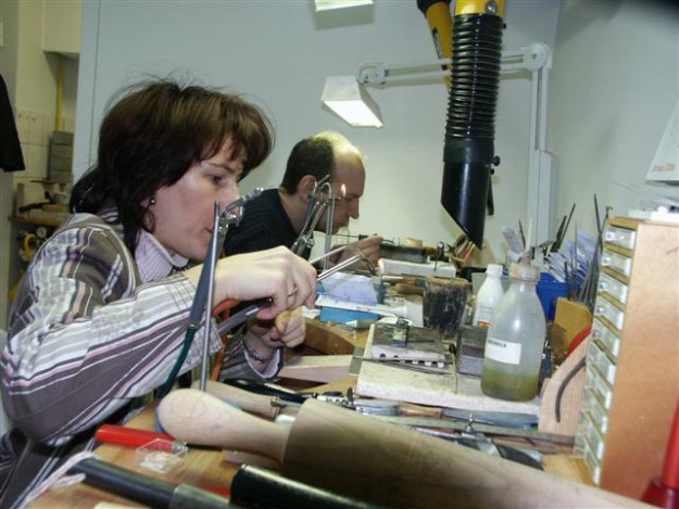 Sodia Thiele bei der Arbeit